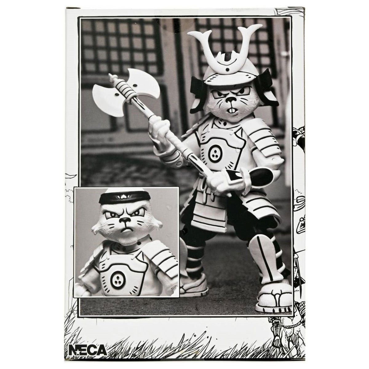 Usagi Yojimbo Samurai Usagi Yojimbo Black & White 7-Inch Scale Action Figure