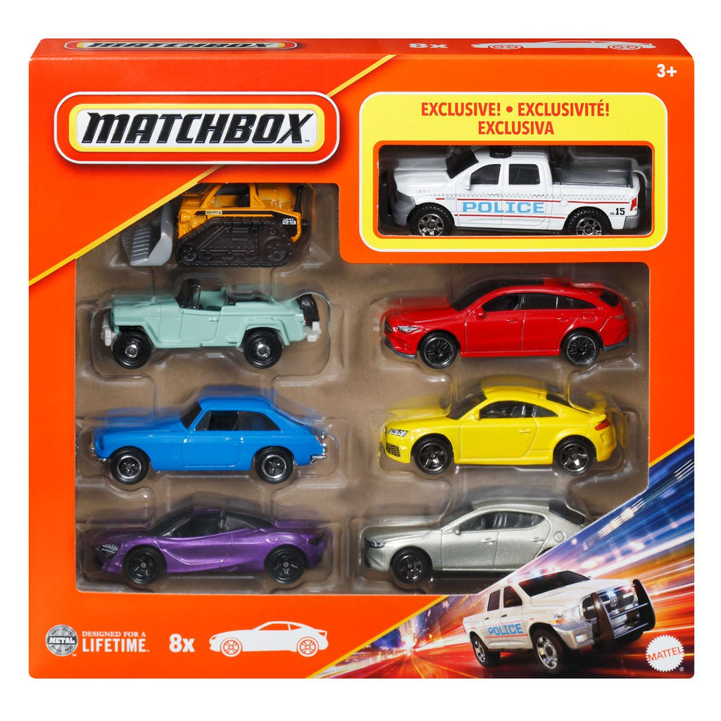 Matchbox 1:64 Scale 2025 Wave 5 Die-Cast Vehicle 8-Pack Case of 6