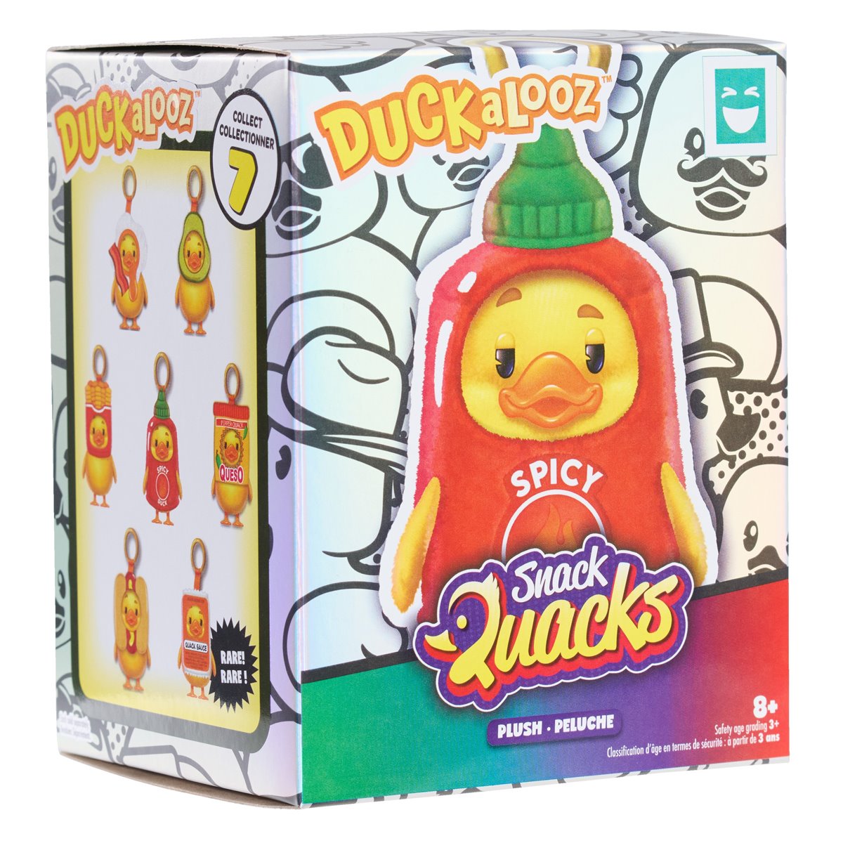 Duckalooz Snack Quacks Clip-On Blind-Box Plush Case of 8