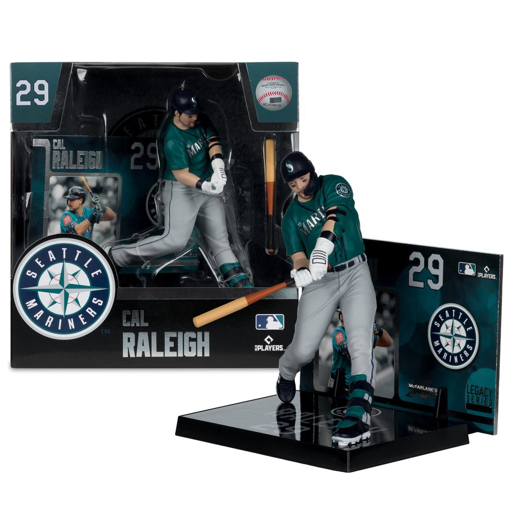 MLB SportsPicks Seattle Mariners Cal Raleigh 7-Inch Posed Figure