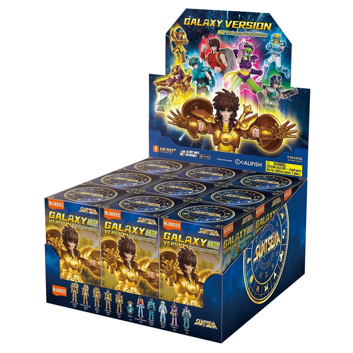 Saint Seiya Galaxy Version 02 The Legacy of the Gold Saints Case of 9