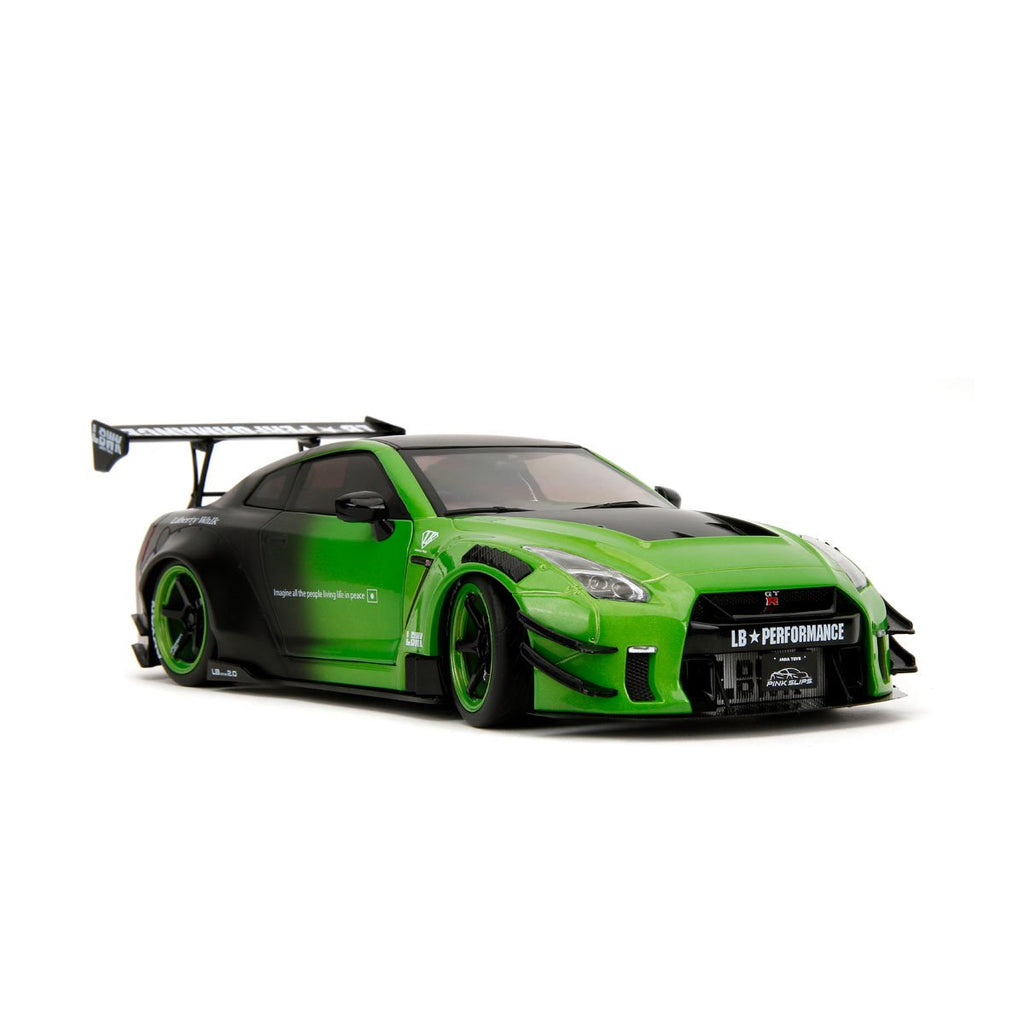 Pink Slips Wave 1 Nissan GT-R R35 with Liberty Walk Body Kit 1:18 Scale Die-Cast Metal Vehicle