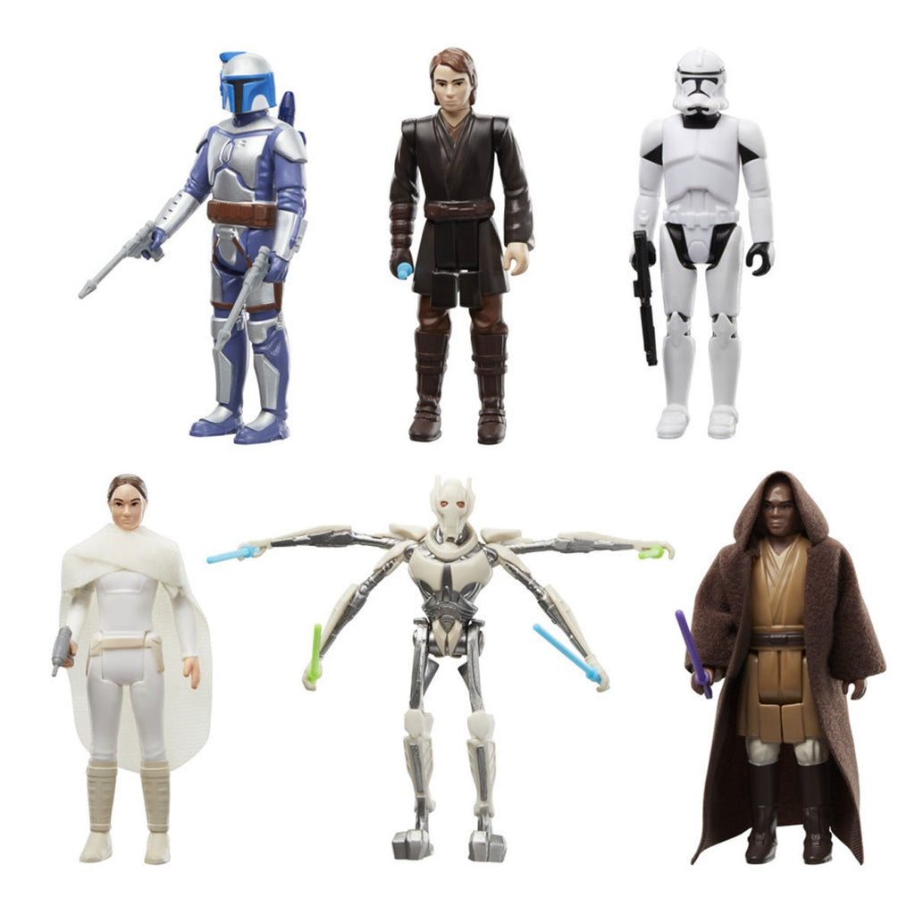 Star Wars: The Retro Collection Attack of the Clones & Star Wars: Revenge of the Sith 3 3/4-Inch Action Figures