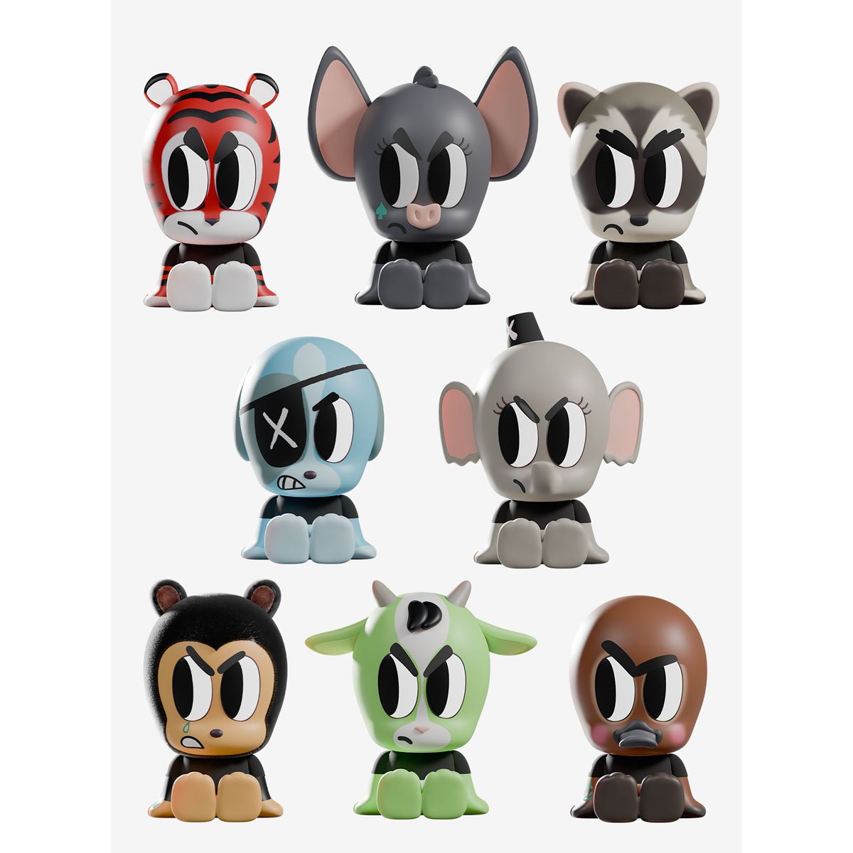 Tiny Shiny Hineys: Badasses Blind-Box Random Mini-Figure