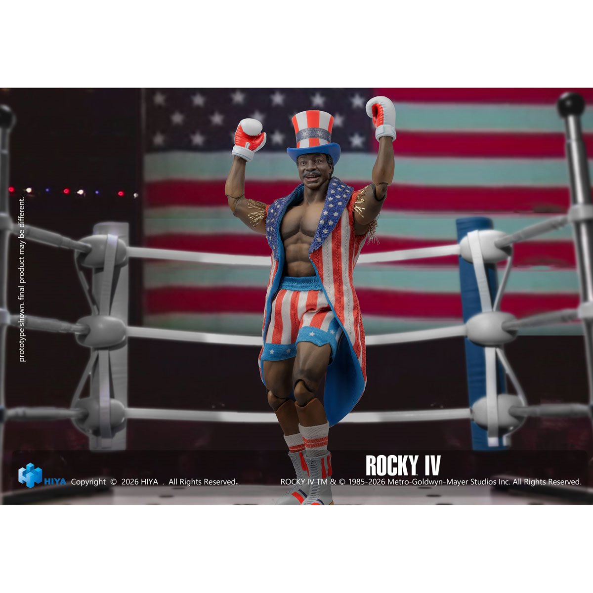 Rocky IV Apollo Creed Exquisite Super Series 1:12 Scale Action Figure