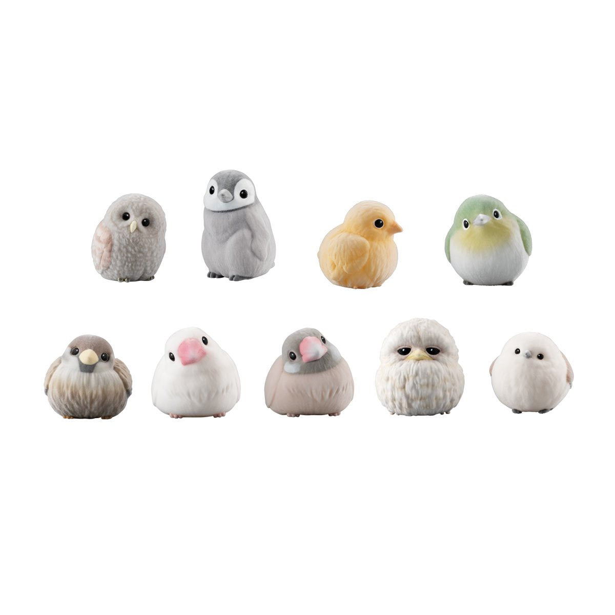 Birds Tenori Flocked Friends Mini-Figure Case of 12