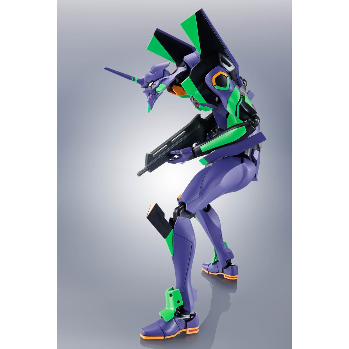 Evangelion Side EVA Test Type-01 and Spear of Cassius Renewal Color Edition Robot Spirits Action Figure