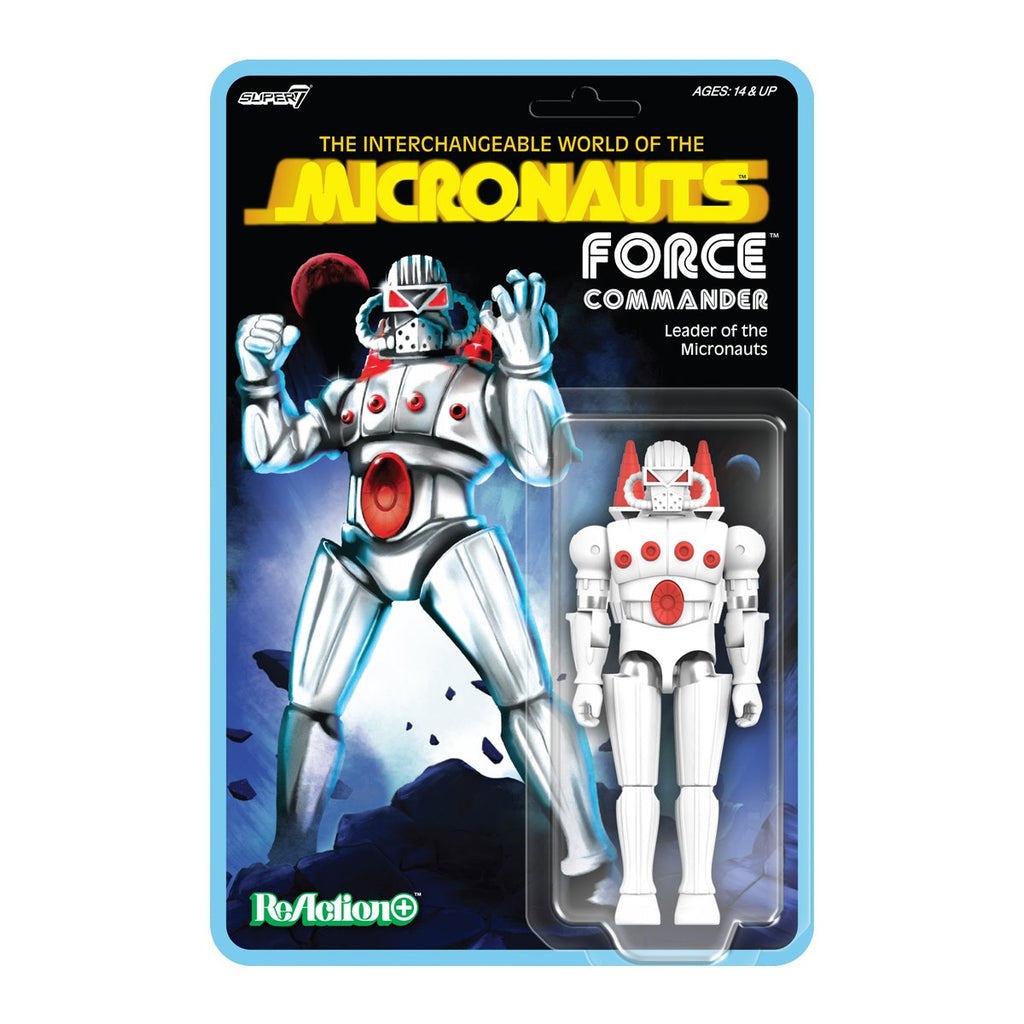 Micronauts Force Commander 3 3/4-Inch ReAction+ Figure