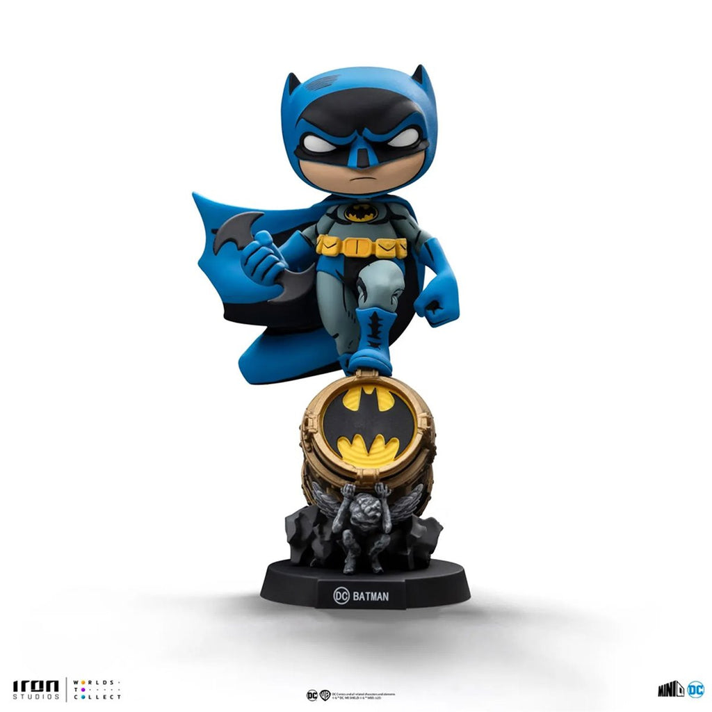 Batman on Bat-Signal (Blue Variant) MiniCo Vinyl Figure