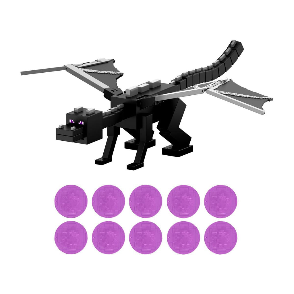 Minecraft Dragon's Breath Attack Ender Dragon Feature Action Figure