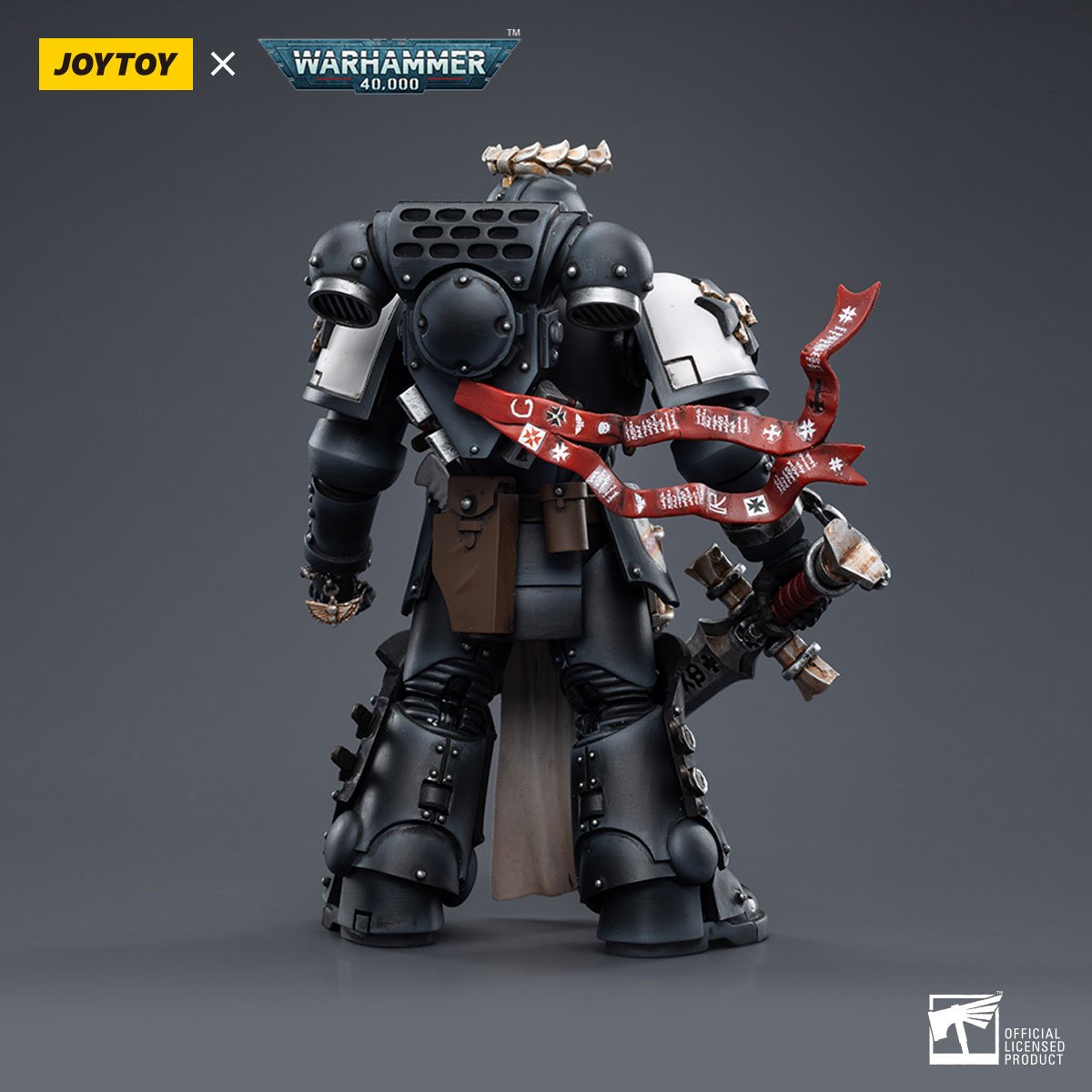 Joy Toy Warhammer 40,000 Black Templars The Emperors Champion Rolantus 1:18 Scale Action Figure