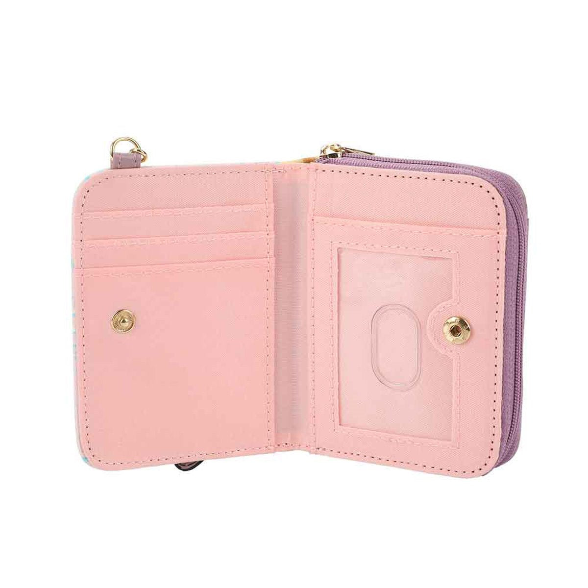 Lilo & Stitch Stitch and Angel Mini Zip Around Wallet