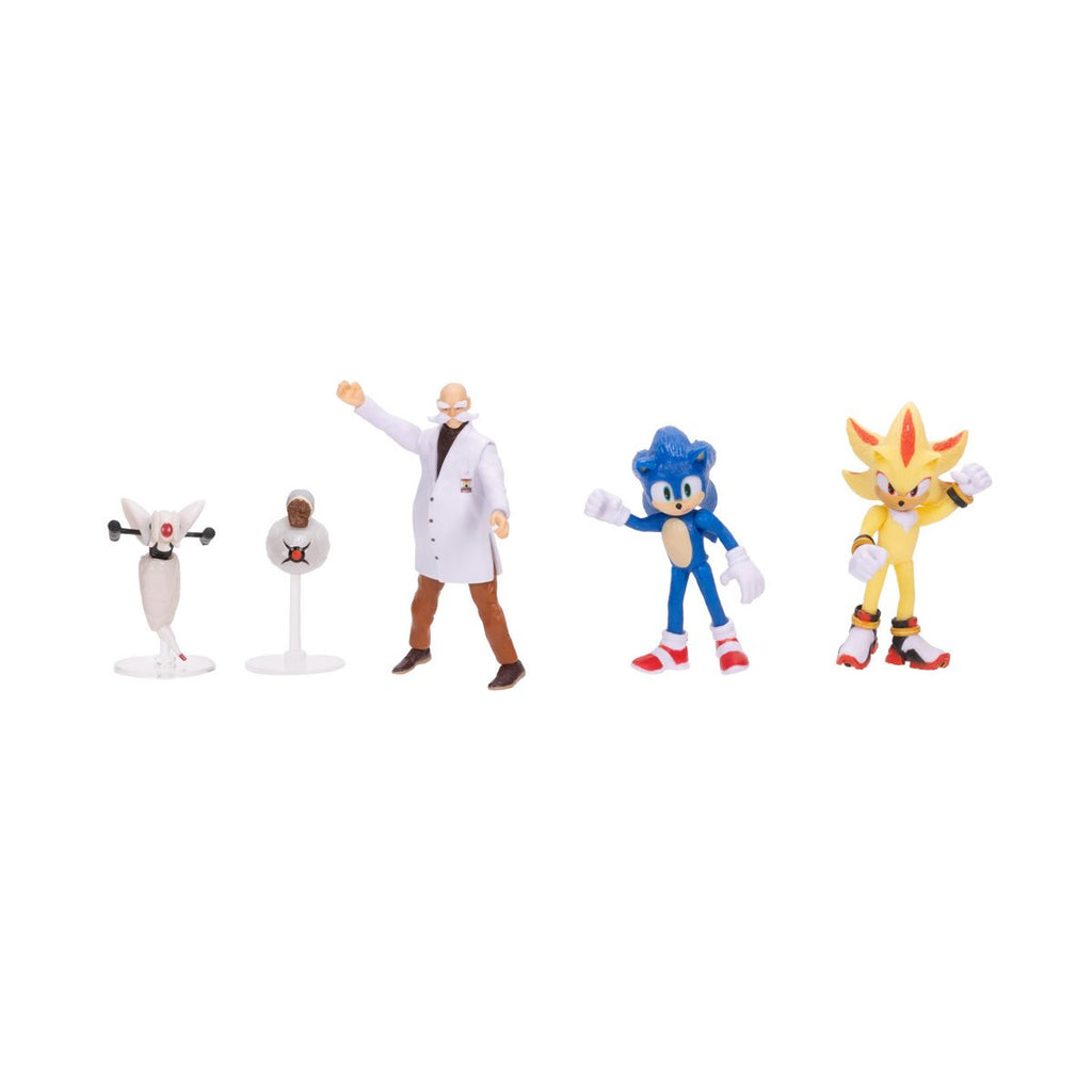 Sonic 3 Movie 2 1/2-Inch Wave 3 Mini-Figure Multi-Pack