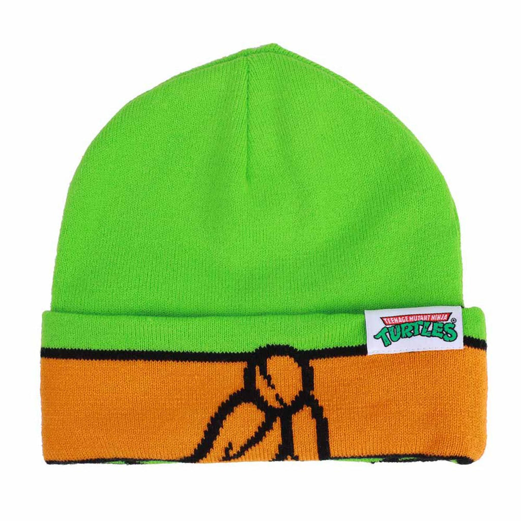 Teenage Mutant Ninja Turtles Michelangelo Cosplay Roll Down Beanie