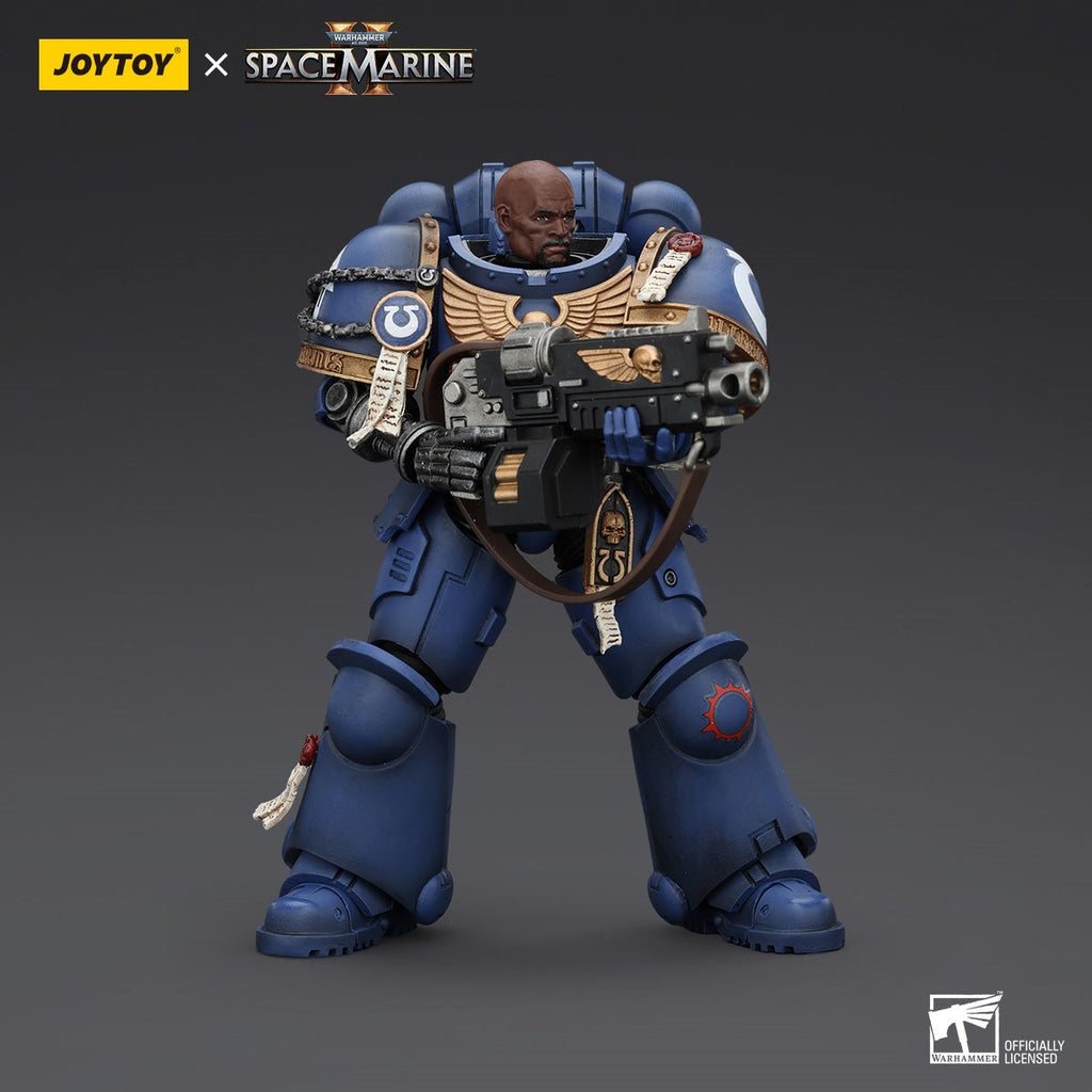 Joy Toy Warhammer 40,000: Space Marine 2 Ultramarines Brother Chairon 1:18 Scale Action Figure