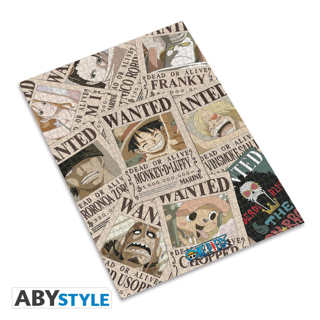 One Piece Wanted Posters 1,000-Piece Puzzle
