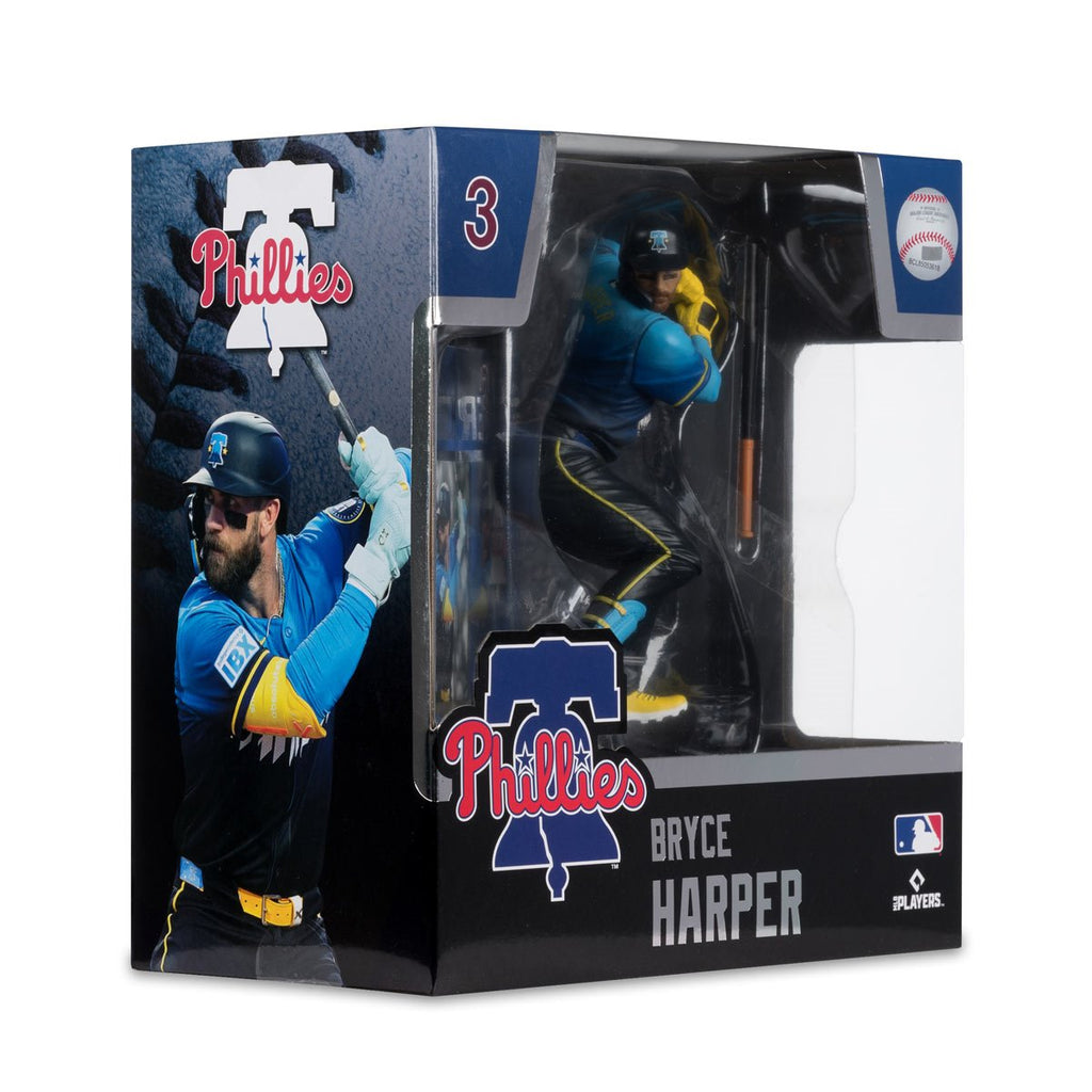 MLB SportsPicks Philadelphia Phillies City Connect Jersey Bryce Harper 7-Inch Posed Figure