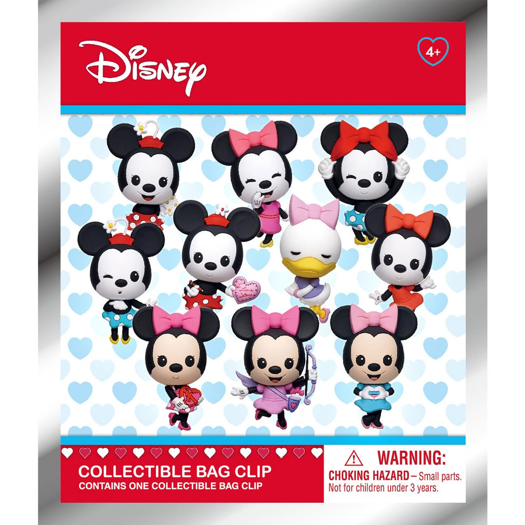 Minnie Mouse 3D Foam Bag Clip Display Case of 24
