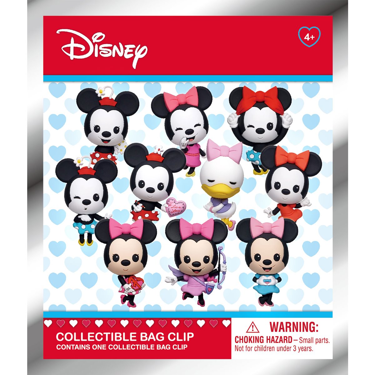 Minnie Mouse 3D Foam Bag Clip Display Case of 24