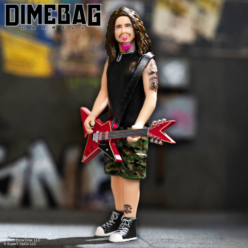 Dimebag Darrell Culprit 3 3/4-Inch ReAction Figure