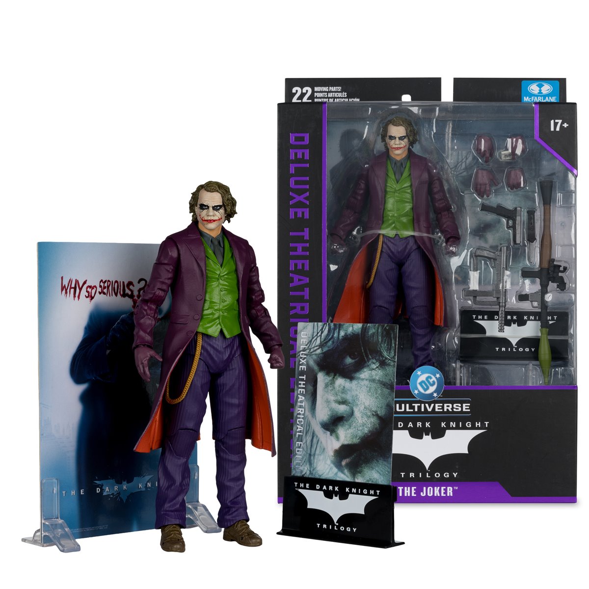 DC Multiverse Deluxe Theatrical Edition Wave 3 The Dark Knight The Joker 7-Inch Scale Action Figure