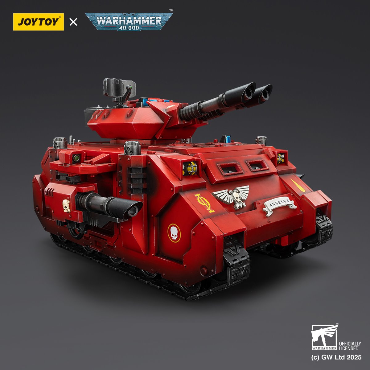 Joy Toy Warhammer 40,000 Blood Angels Predator Annihilator with Twin Lascannons 1:18 Scale Action Figure