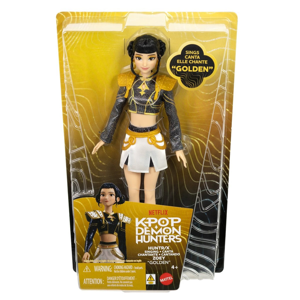 KPop Demon Hunters HUNTR/X Zoey Golden Singing Doll