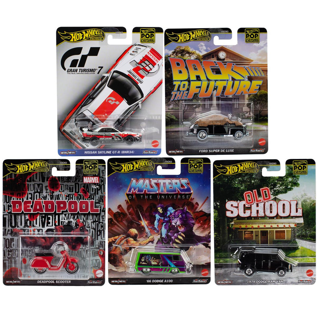 Hot Wheels Pop Culture 2025 Mix 3 Vehicle Case of 10