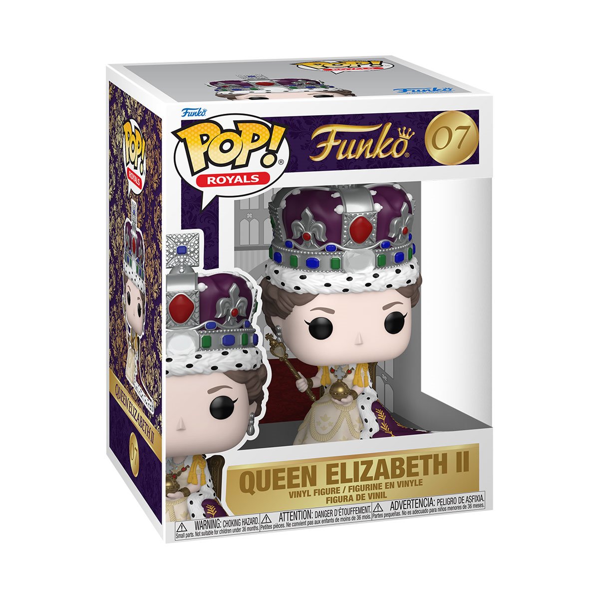 Royals Queen Elizabeth II (Coronation) Premium Funko Pop! Vinyl Figure #07