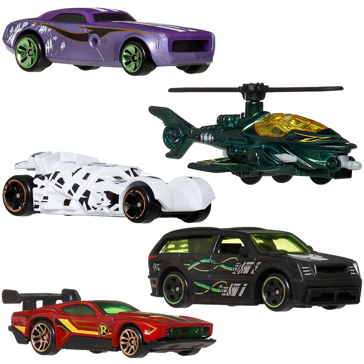 Hot Wheels Batman Themed 2026 Mix 1 Vehicles Case of 10