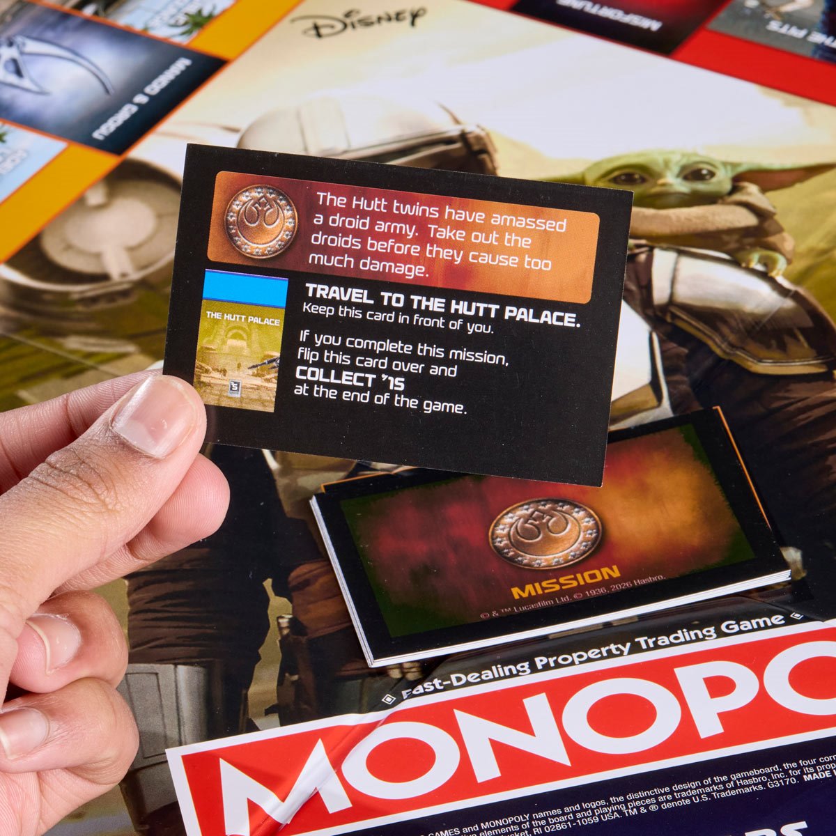 Star Wars The Mandalorian and Grogu Edition Monopoly:Board Game