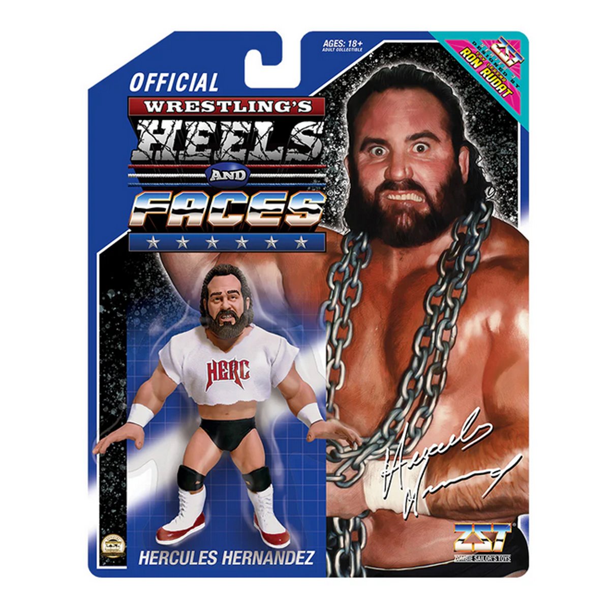 Wrestling's Heels and Faces Series 3 Hercules 4 1/2-Inch Scale Action Figure