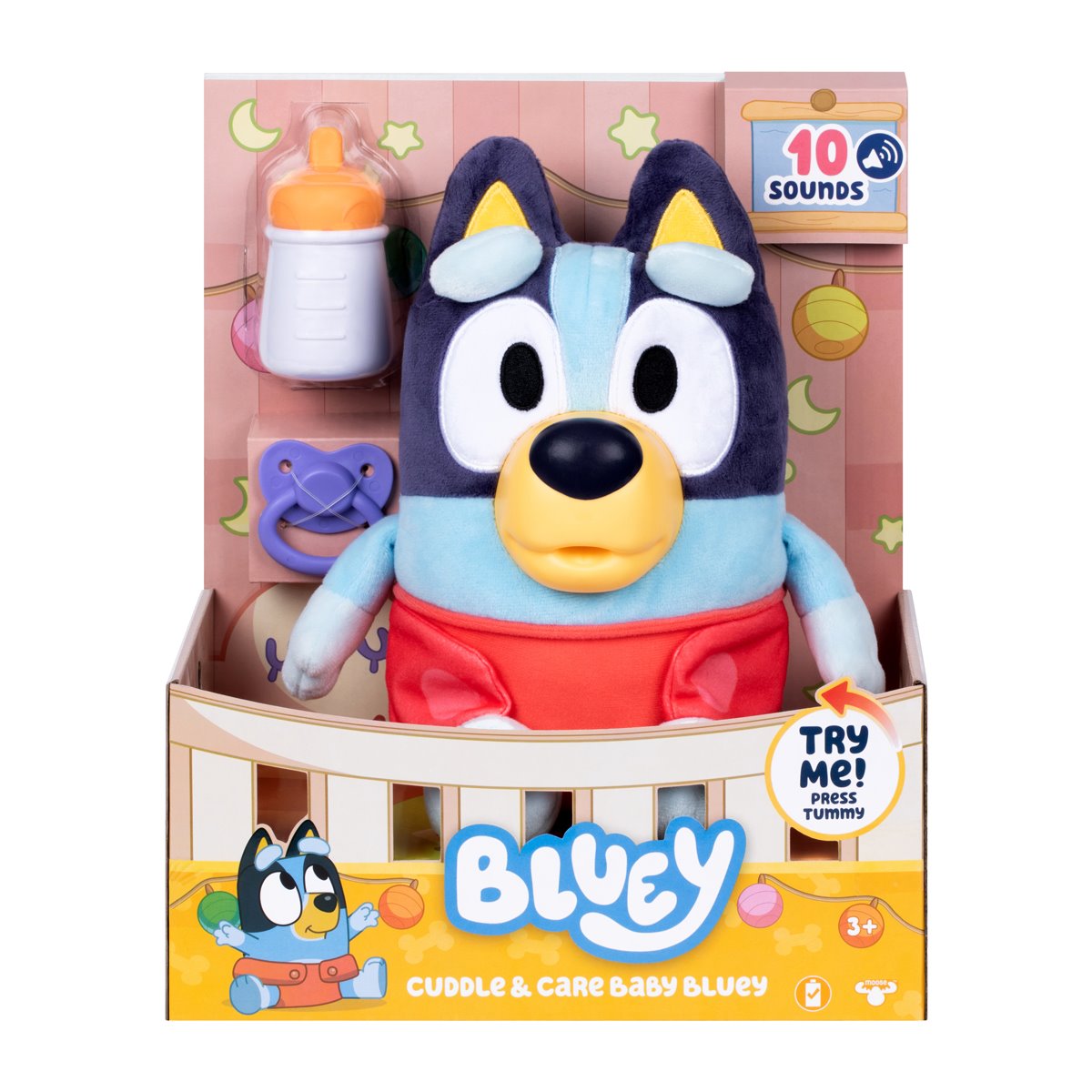 Bluey Cuddle & Care Baby Bluey Plush
