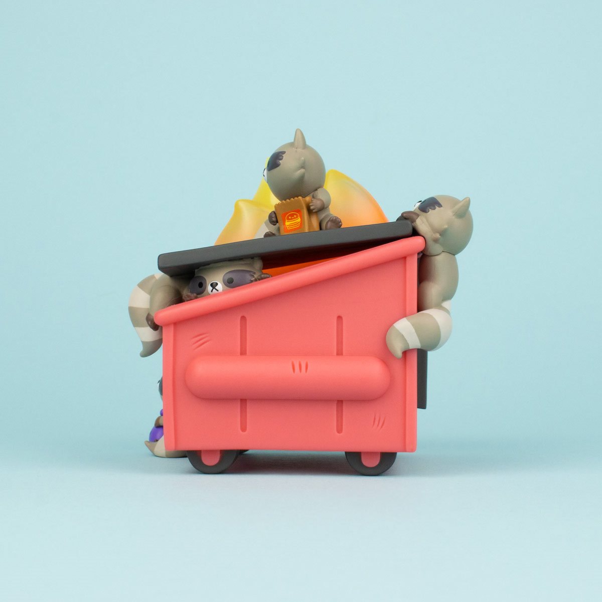 Dumpster Fire Trash Panda Vinyl Figure