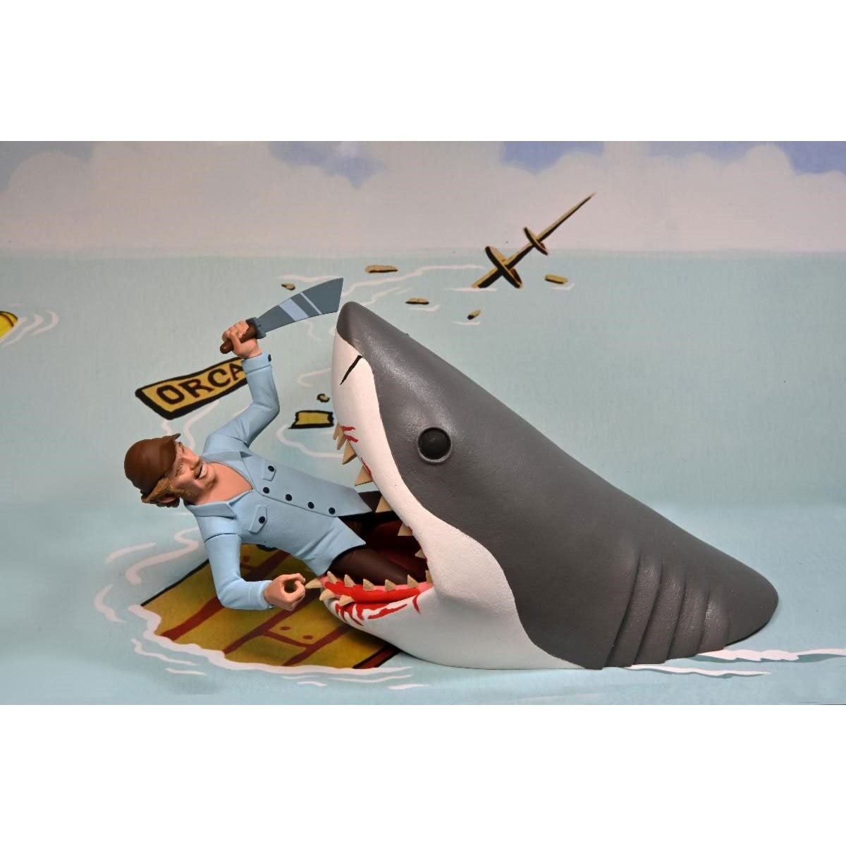 Jaws Toony Terrors Jaws and Quint 6-Inch Scale Action Figure 2-Pack