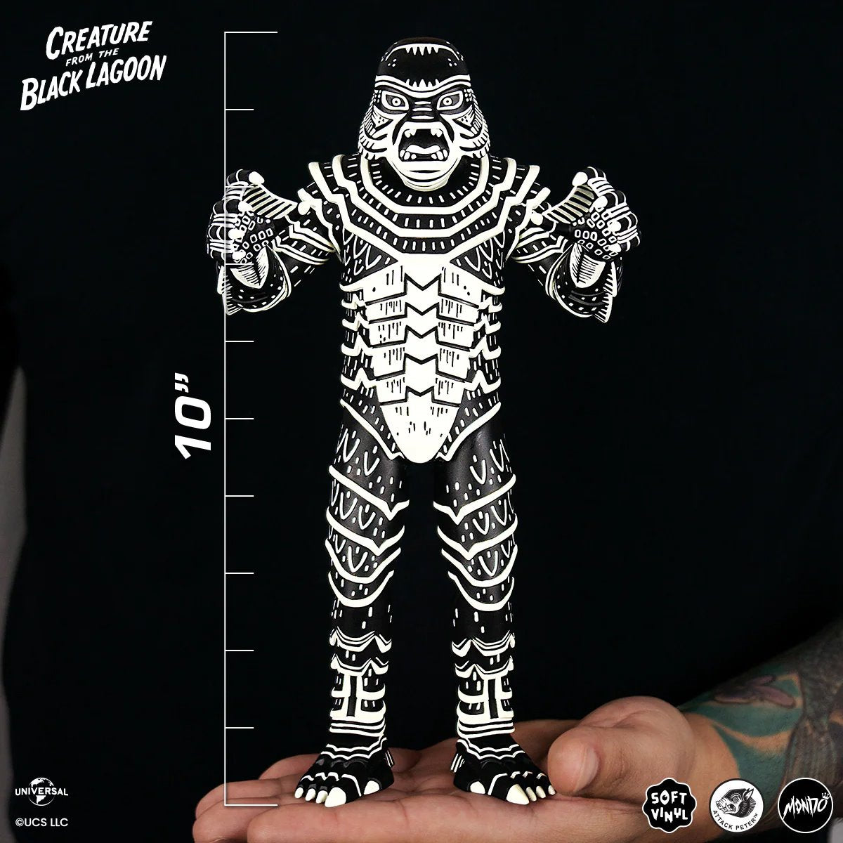 Creature From The Black Lagoon by Attack Peter Linocut Variant Soft Vinyl Figure