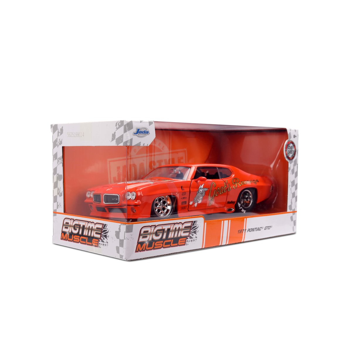 Bigtime Muscle 1971 Pontiac GTO Goat's Revenge 1:24 Scale Die-Cast Metal Vehicle