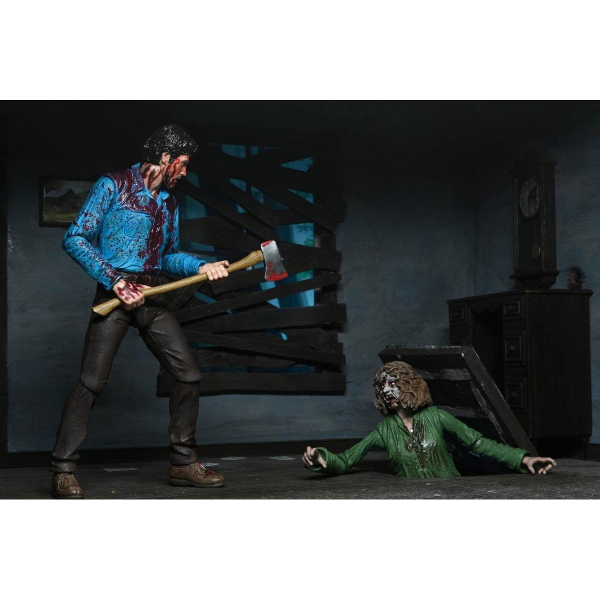 Evil Dead Ultimate Bloody Ash and Cheryl Williams 7-Inch Scale Action Figure 2-Pack