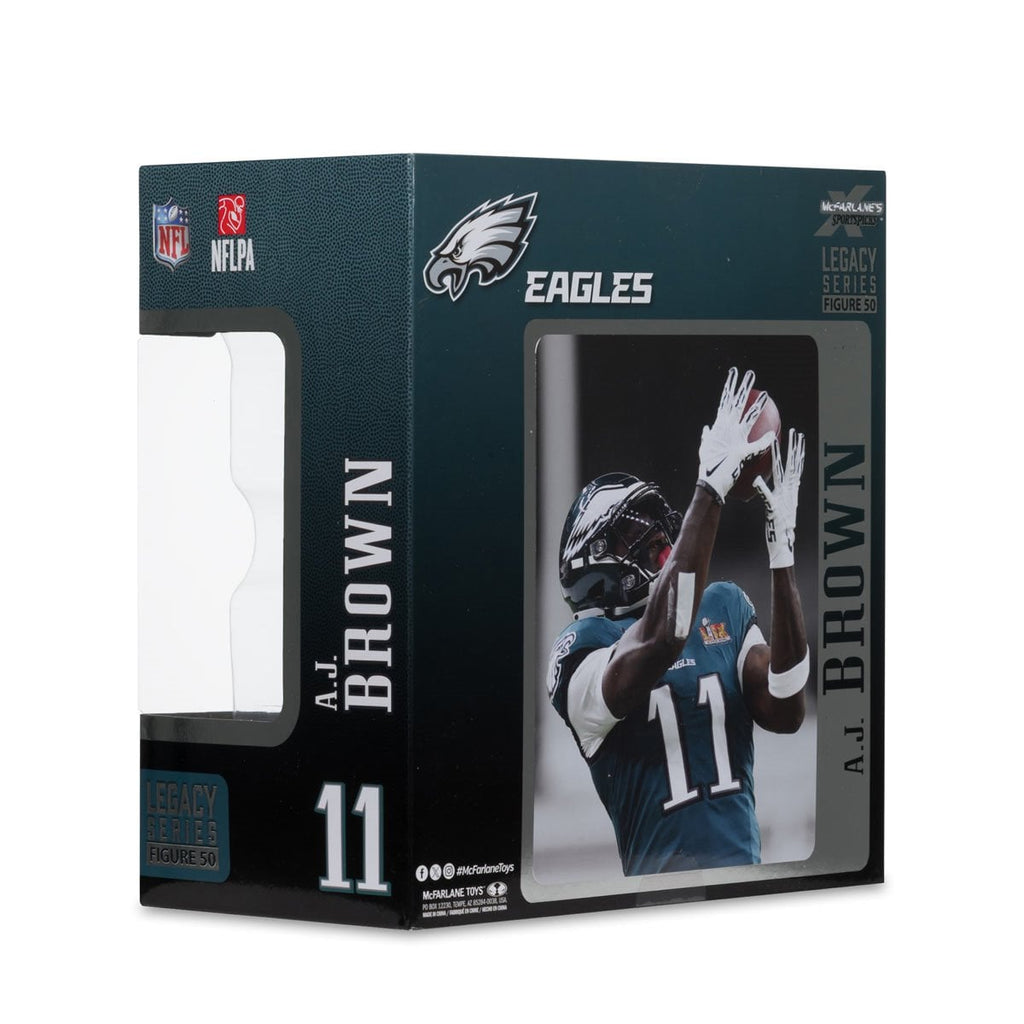 NFL SportsPicks 2025 Philadelphia Eagles A.J. Brown Super Bowl Edition 7-Inch Posed Figure