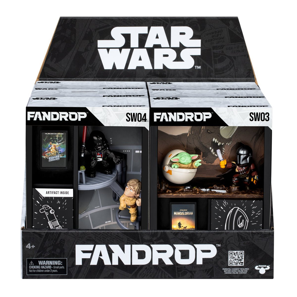 Star Wars Fandrop Figure Diorama Wave 1 Case of 6