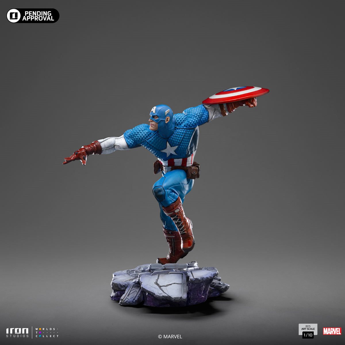 Captain America Infinity Gauntlet Battle Diorama Series 1:10 Art Scale Limited Edition Statue