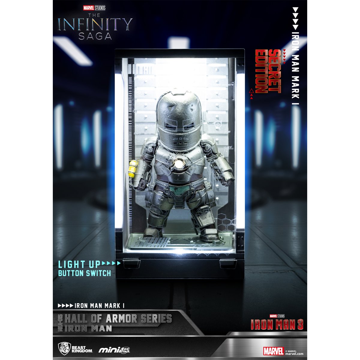 Iron Man Hall of Armor Series MEA-015 Mini-Figure Blind Box Case of 6