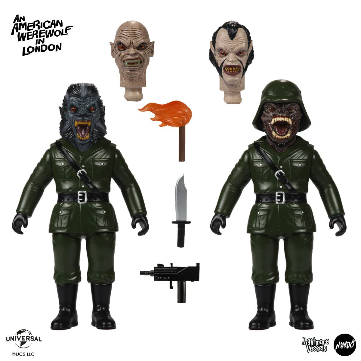 An American Werewolf in London Nightmare Vessels Soft Vinyl Figure Set