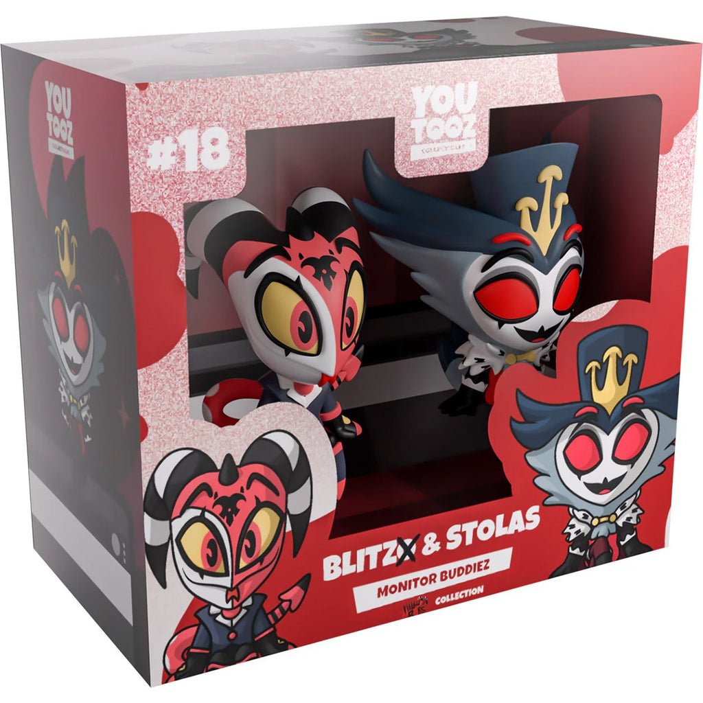 Helluva Boss Collection Blitzo & Stolas Monitor Buddiez Vinyl Figure 2-Pack #18