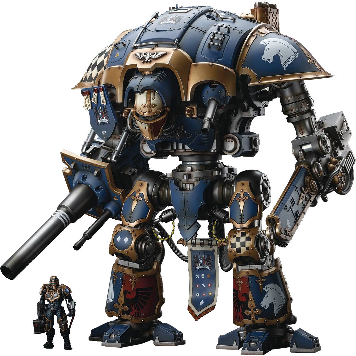 Joy Toy Warhammer 40,000 Imperial Knights House Terryn Knight Paladin 1:18 Scale Action Figure