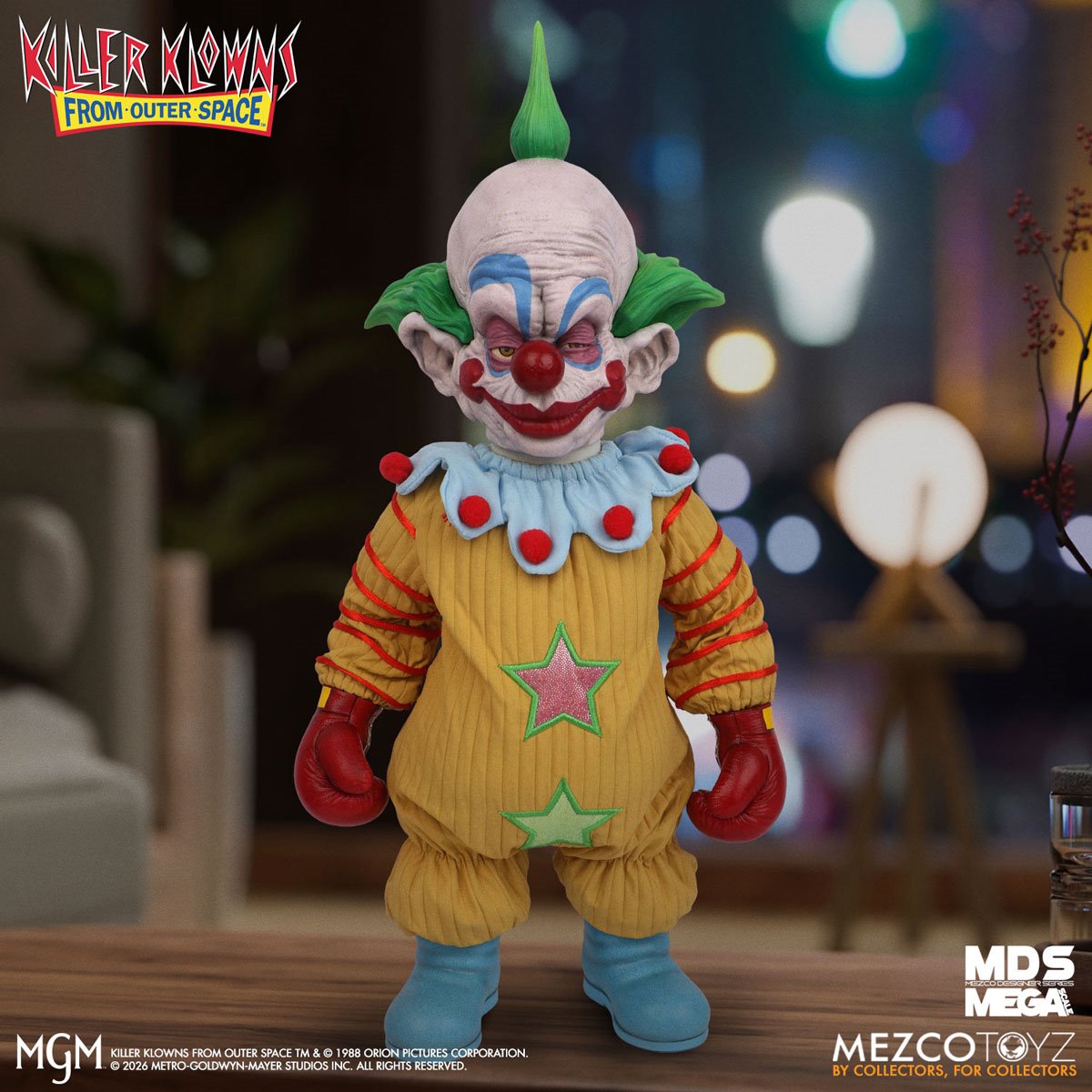 Killer Klowns From Outer Space Shorty with Sound Mezco Designer Series Mega-Scale 15-Inch Doll