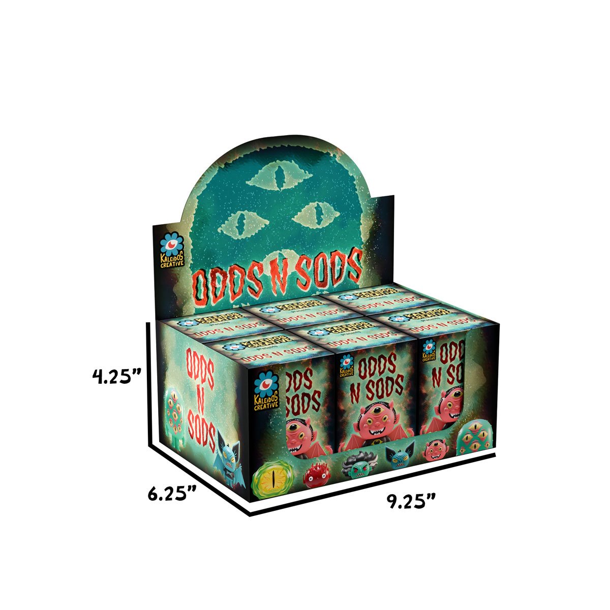 Odds N Sods Series 1 Blind-Box Mini-Figure Case of 6