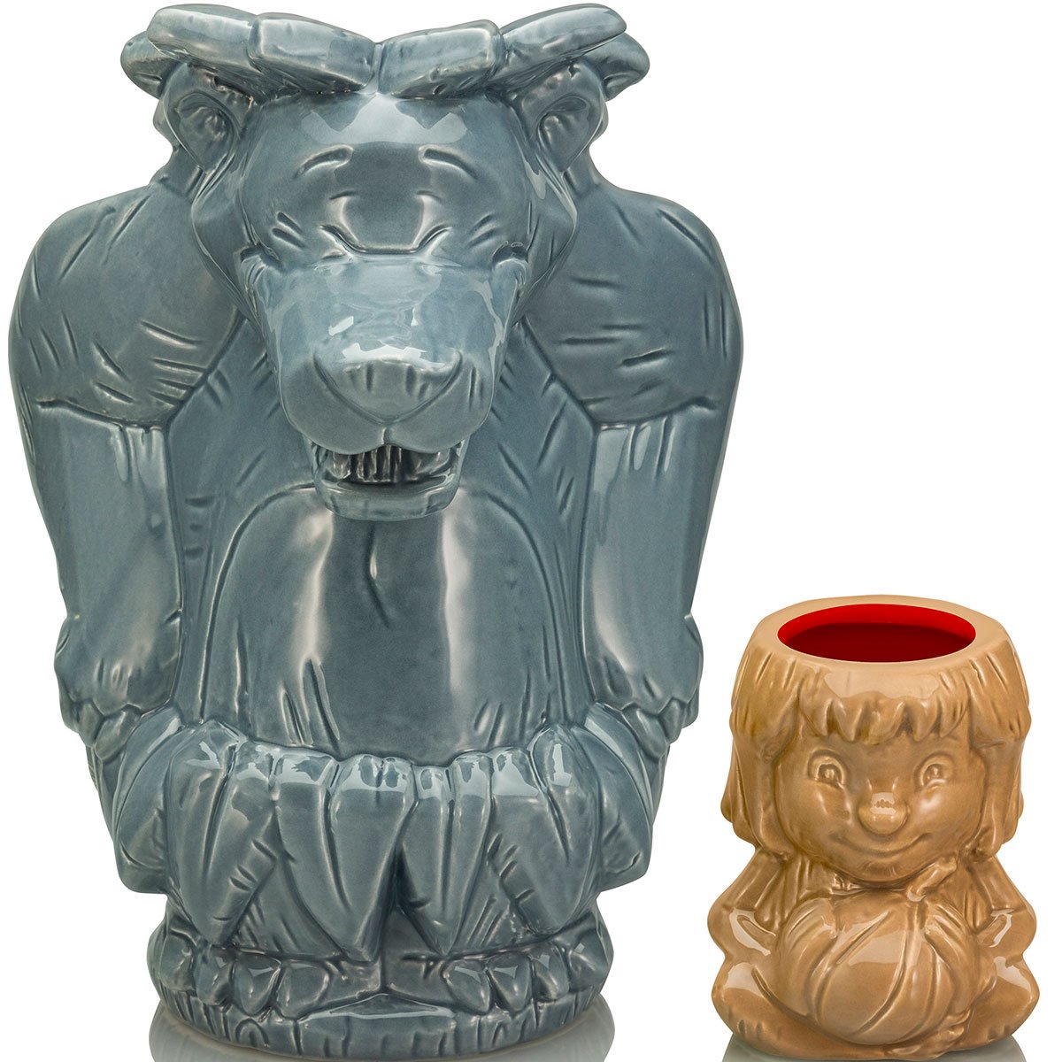 The Jungle Book Baloo Bear and Mowgli Geeki Tikis Mug 2-Pack