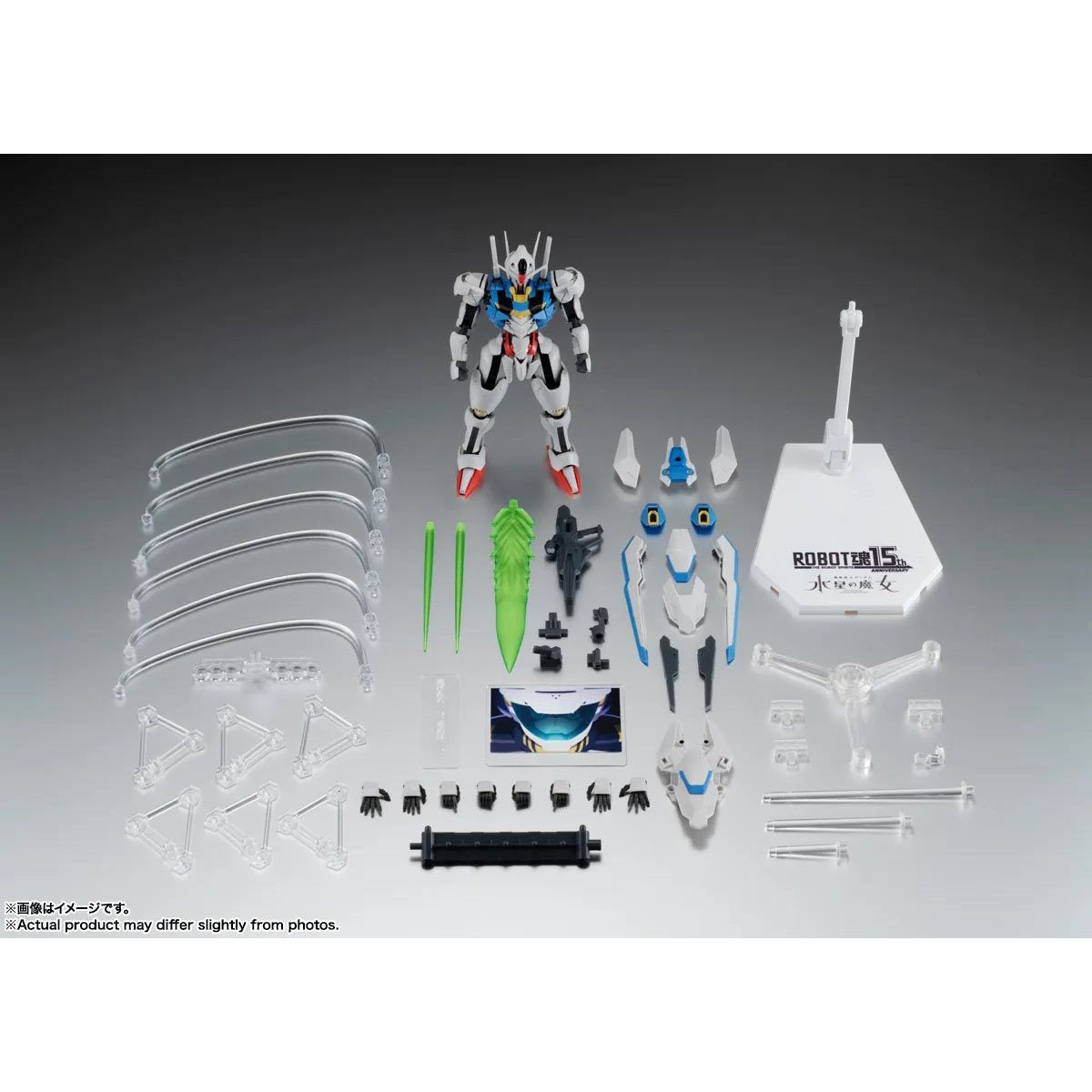 Gundam The Witch from Mercury XVX-016 Gundam Aerial Ver. A.N.I.M.E. Robot Spirits 15th Anniversary Action Figure