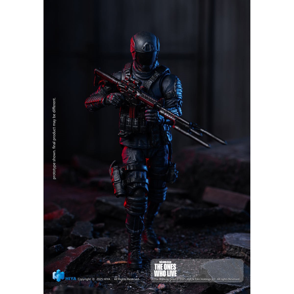 The Walking Dead The Ones Who Lived CRM Soldier Exquisite Mini Series 1:18 Scale Action Figure